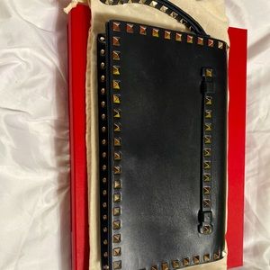 Valentino clutch bag, almost new with bag, box and papers.